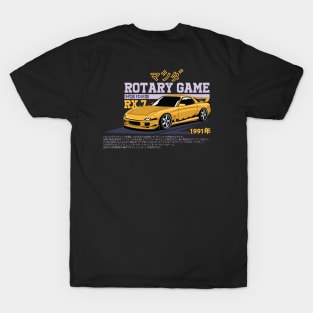 Rotary Game RX7 T-Shirt